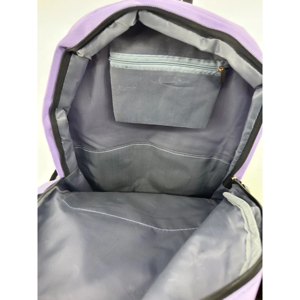 Lavender Canvas Backpack School